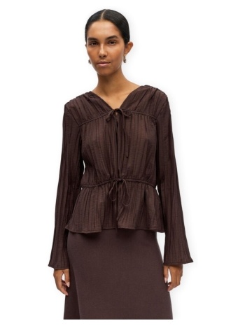 μπλούζα object top brea re - seal brown |