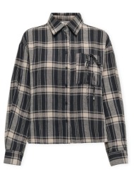 πουκάμισα only agda short shirt - fog/sky cap |