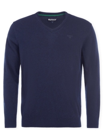 πουλόβερ barbour essential v-neck jumper - navy |