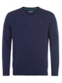 πουλόβερ barbour essential v-neck jumper - navy |