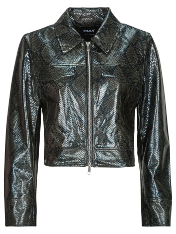 δερμάτινο μπουφάν only onlparis snake σε προσφορά
