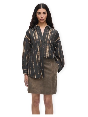 μπλούζα rouge edit alinine print shirt - meteorite |