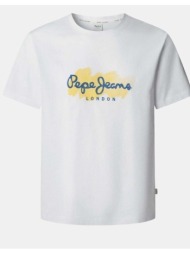 t-shirt με κοντά μανίκια pepe jeans pm509959 milton tee |