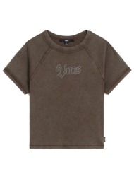 t-shirt με κοντά μανίκια vans claire embellished bab |
