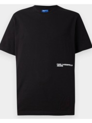 t-shirt με κοντά μανίκια karl lagerfeld klj reg eclipse tee |