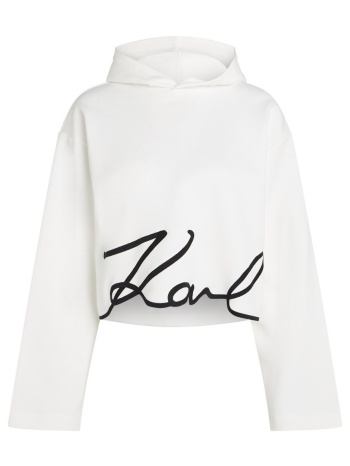 φούτερ karl lagerfeld karl signature hem hoodie | σε προσφορά