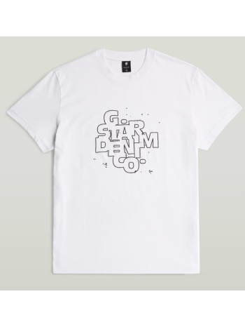 t-shirt με κοντά μανίκια g-star raw hd print r t | σε προσφορά