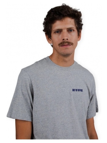 t-shirts & polos brava fabrics t-shirt out of office - grey