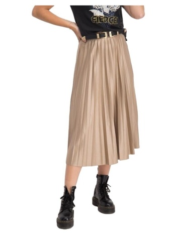 κοντές φούστες vila nitban midi skirt - sand shell |