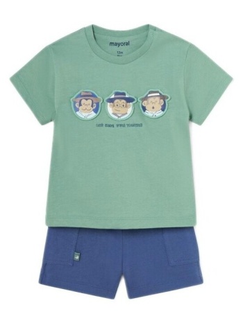 πουκάμισο με μακριά μανίκια mayoral 1654 verde |