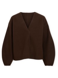 παλτό vila noos juice loose jacket - coffee bean |