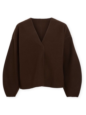 παλτό vila noos juice loose jacket - coffee bean |