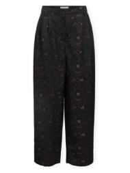 παντελόνια object lovia trousers - black/seal brown |
