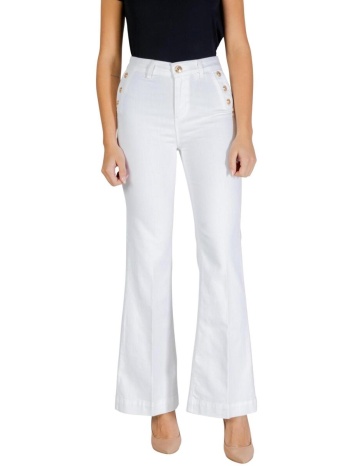 παντελόνια chino/carrot liu jo b.up flare button h.w