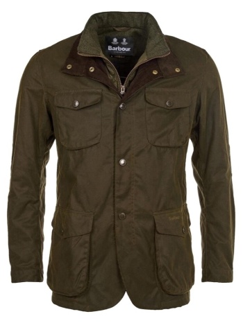 παλτό barbour ogston waxed cotton jacket - olive |
