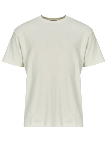 t-shirt με κοντά μανίκια puma ess elevated relaxed tee