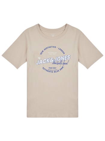 t-shirt με κοντά μανίκια jack & jones jjelogo tee ss o-neck
