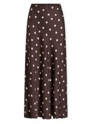 κοντές φούστες vila noos elette skirt - coffee bean/sandshell |