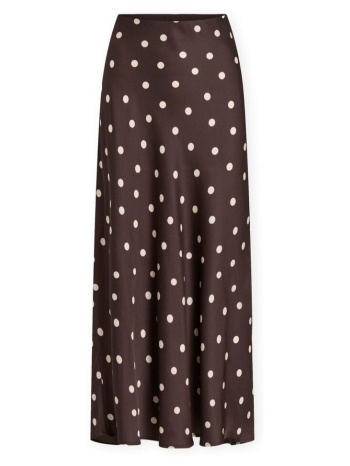 κοντές φούστες vila noos elette skirt - coffee