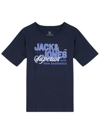 t-shirt με κοντά μανίκια jack & jones jjelogo tee ss o-neck
