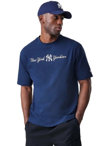 t-shirt με κοντά μανίκια new-era mlb script os tee neyyan