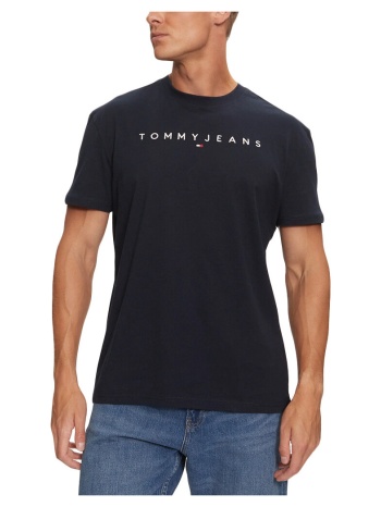 t-shirt με κοντά μανίκια tommy hilfiger tommy jeans linear