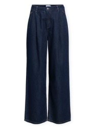 φαρδιά / καμπάνα object carly mw lo jeans - dark blue denim |