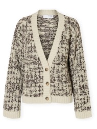 ζακέτα selected w lindsay cardigan - birch/delicious |