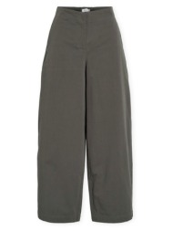παντελόνα vila elvira trousers - dark grey |