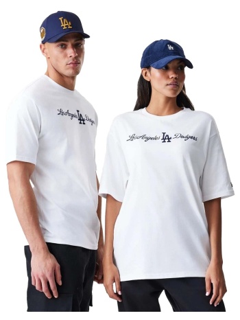 t-shirt με κοντά μανίκια new-era mlb script os tee losdod