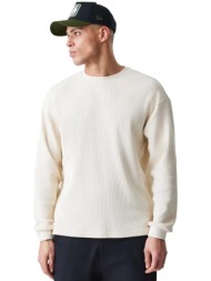 μπλουζάκια με μακριά μανίκια new-era ne ls waffle tee newera ltc |