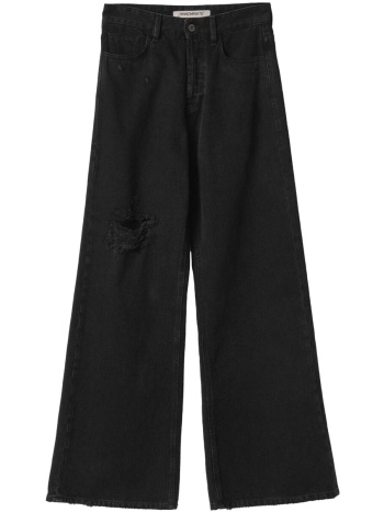 tζιν σε ίσια γραμή hinnominate jeans a palazzo con rotture σε προσφορά