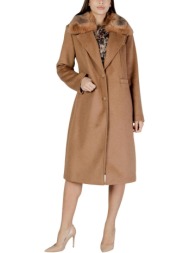 παλτό guess karole fur collar coat w5bl19 w2642 |