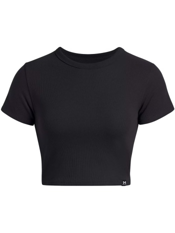 t-shirt με κοντά μανίκια under armour ua rival rib baby tee