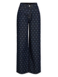 tζιν σε ίσια γραμή vila freya pal jeans - dark blue denim |