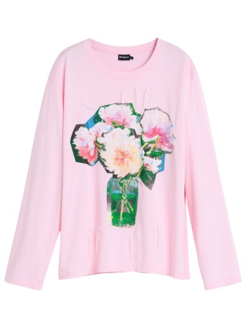 μπλουζάκια με μακριά μανίκια desigual repris_ts_abroath σε προσφορά