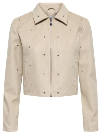 σακάκια jacqueline de yong jdyrowan faux suede stud jacket σε προσφορά
