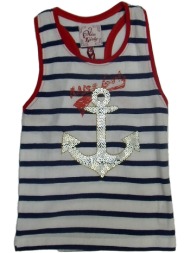 αμάνικα/t-shirts χωρίς μανίκια miss girly débardeur fille fanchon |