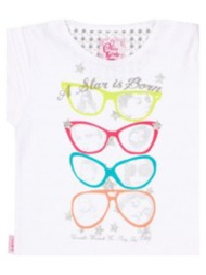t-shirt με κοντά μανίκια miss girly t-shirt manches courtes fille fistar |
