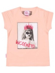 t-shirt με κοντά μανίκια miss girly t-shirt manches courtes fille frisco |