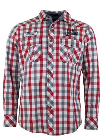 πουκάμισο με κοντά μανίκια srk chemise homme camdry | σε προσφορά