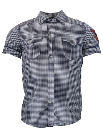 πουκάμισο με κοντά μανίκια srk chemise homme cotine | σε προσφορά