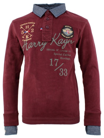 πόλο με μακριά μανίκια harry kayn polo manches longues σε προσφορά