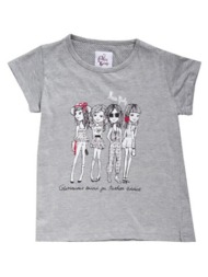 t-shirt με κοντά μανίκια miss girly t-shirt manches courtes fille frigirly |