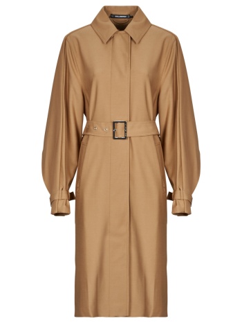 καπαρτίνες karl lagerfeld pleated trench coat