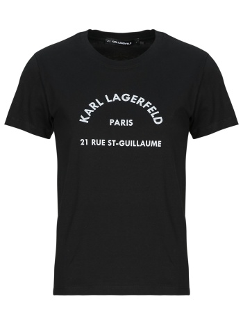 t-shirt με κοντά μανίκια karl lagerfeld rsg glitter petite