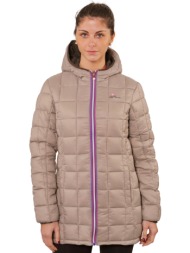 χοντρό μπουφάν peak mountain doudoune longue réversible de ski femme awill |