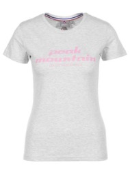 t-shirt με κοντά μανίκια peak mountain t-shirt manches courtes femme acosmo |