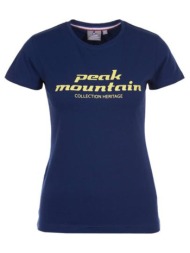 t-shirt με κοντά μανίκια peak mountain t-shirt manches courtes femme acosmo |