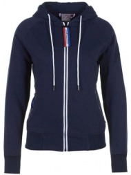 φούτερ peak mountain sweat zippé à capuche femme andore |